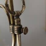 lampe laiton tulipe, luce