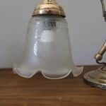 lampe laiton tulipe, luce