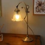 lampe laiton tulipe, luce