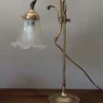 lampe laiton tulipe, luce