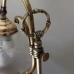 lampe laiton tulipe, luce