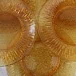 lot 5 assiettes plates, vereco