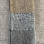 serviette lin gris bois, pauline