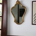 miroir bois doré, marius n°01