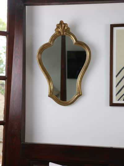 miroir bois doré, marius n°01