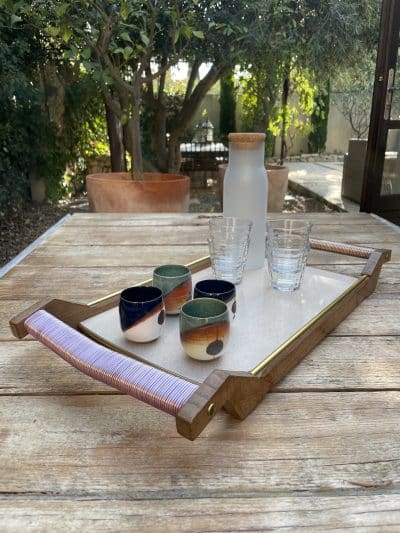 plateau bois pvc, gustave n°01