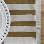 serviette coton lin, zelie