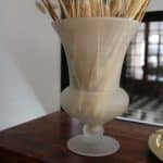 vase verre blanc laiteux, valentin n°04