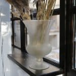 vase verre blanc laiteux, valentin n°04