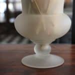 vase verre blanc laiteux, valentin n°04