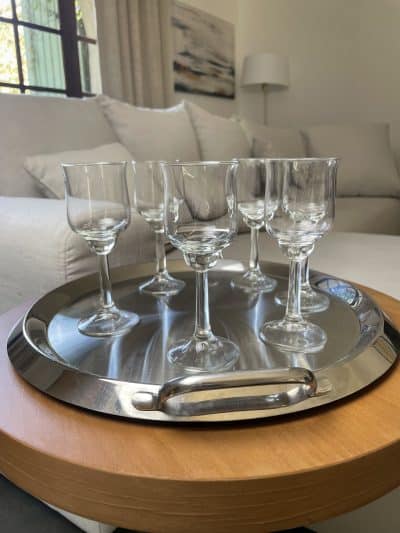 lot 6 verres à vin ambassadeur, leerdam