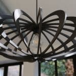 suspension mdf noir 70 cm, zoe