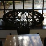 suspension mdf noir 70 cm, zoe