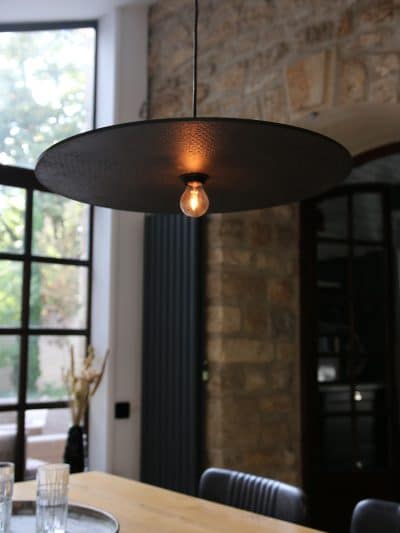 suspension mdf cendre 60 cm, romy