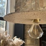 suspension mdf bois 40 cm, romy