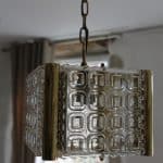 suspension verre laiton, eve