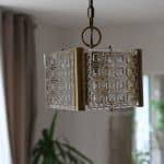 suspension verre laiton, eve