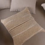 coussin coton recyclé sable, taylor