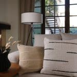 coussin coton recyclé blanc 45x45, taylor