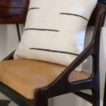 coussin coton recyclé blanc 45x45, taylor