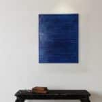 tableau contemporain bleu "deep sea diving", ronan martin (2022)