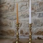 bougeoir laiton ancien, blaise