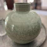 vase céramique marie-jo lizot vert, Virgil