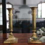 bougeoir laiton ancien, blaise n°02