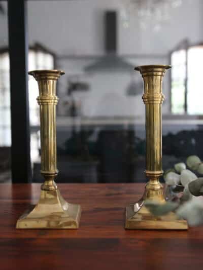 bougeoir laiton ancien, blaise n°02