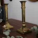 bougeoir laiton ancien, blaise n°02