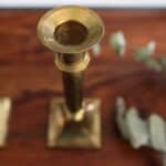 bougeoir laiton ancien, blaise n°02