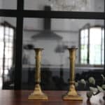 bougeoir laiton ancien, blaise n°02
