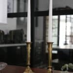 bougeoir laiton ancien, blaise n°02
