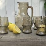 service orangeade vintage, fidenza vetraria