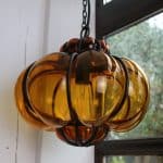 suspension lanterne, style murano, Élise n°2