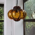suspension lanterne, style murano, Élise n°2
