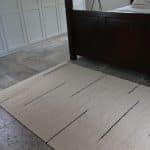 tapis coton upcyclé sable, saudade