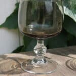 lot 9 verres fumés à vin, vincent