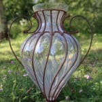 vase verre soufflé, valéry
