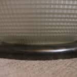 lampe globe verre holophane, lester
