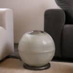 lampe globe verre holophane, lester