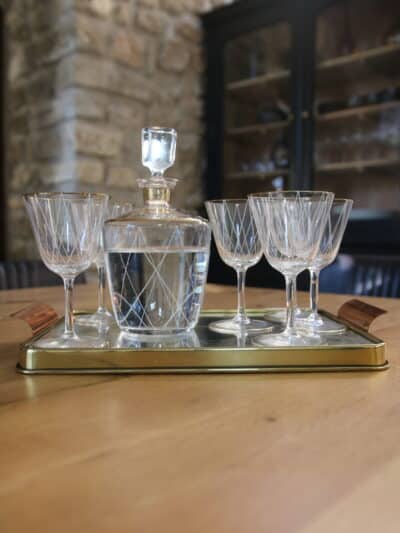service verres carafe plateau, georges