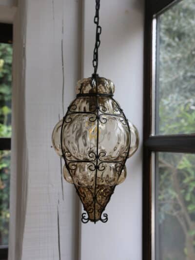 suspension lanterne, murano, Élise n°03