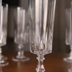 lot de verres en cristal