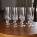 lot de verres en cristal