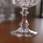 lot de verres en cristal