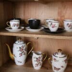 service à thé café en porcelaine de limoges f.legrand