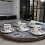 service à thé café en porcelaine de limoges f.legrand