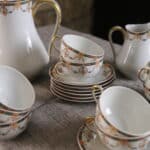 service à thé café en porcelaine de limoges william guérin