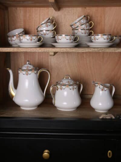service à thé café en porcelaine de limoges william guérin